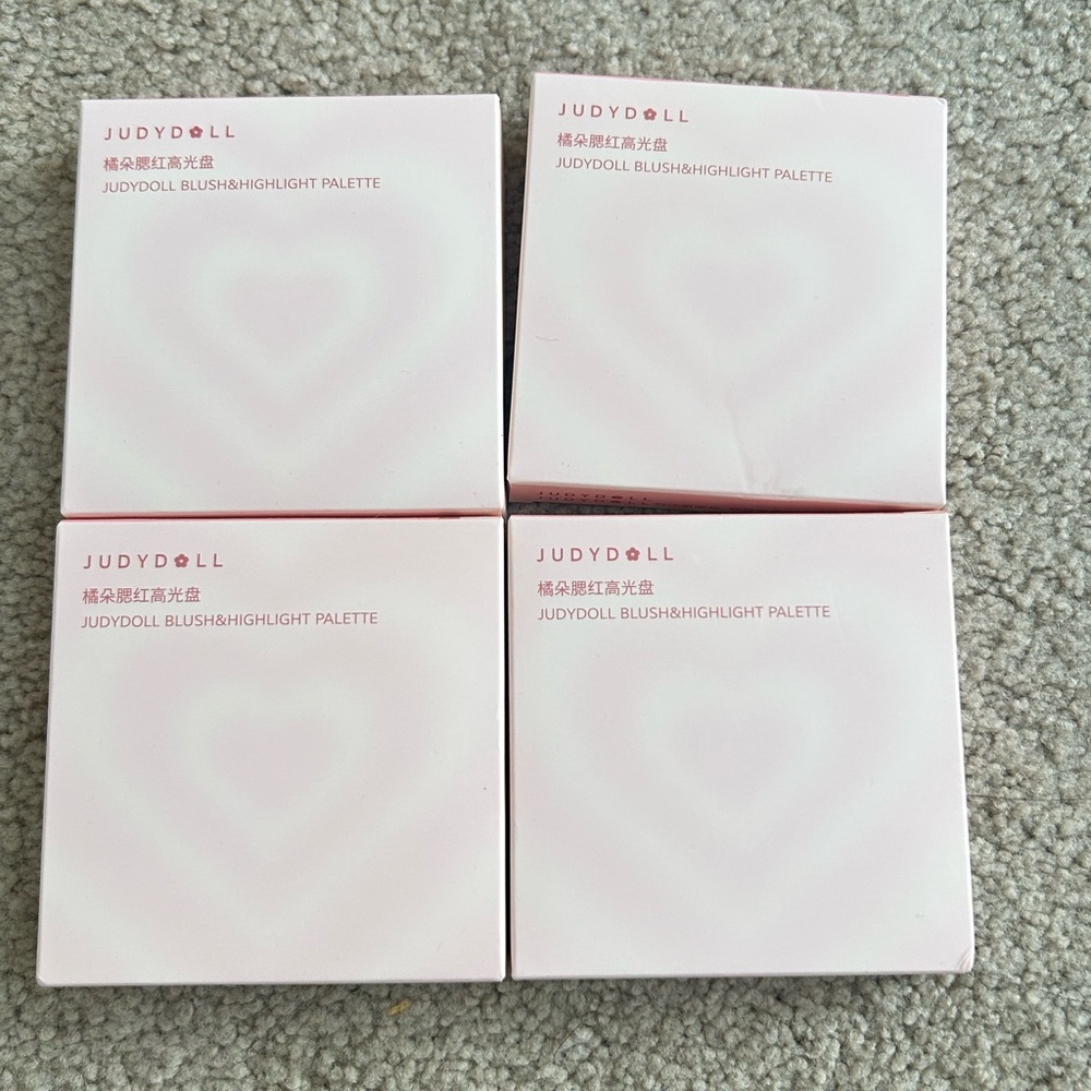 JudyDoll Blush & Highlight Palette Set